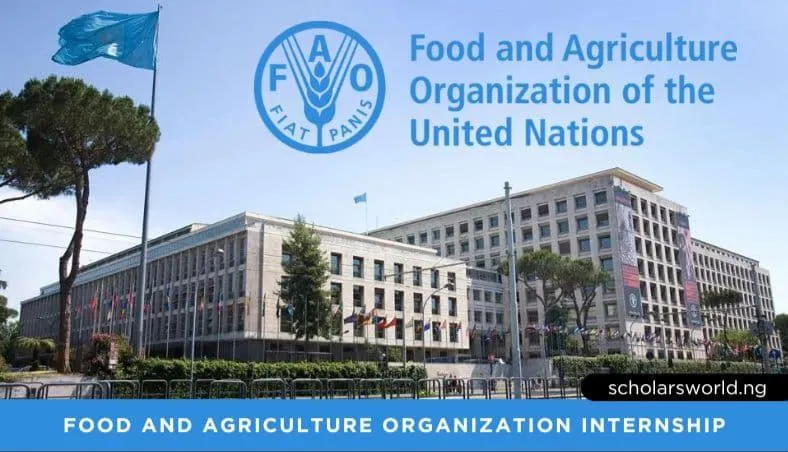 2025 FAO Internship Program (Food and Agriculture Organization)