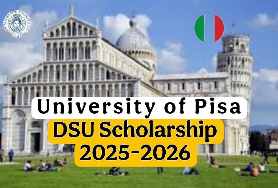 University of Pisa DSU Scholarship 2025–2026