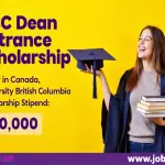 How to Apply for the 2026 University British Columbia UBC Dean Entrance Scholarship in Canada