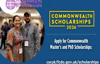 2026 Commonwealth Masters Scholarships For Developing Countries (Fully-funded)