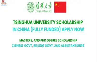 Fully funded Tsinghua University Scholarship in China for 2026