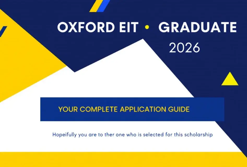 Fully Funded Oxford EIT Graduate Scholarship 2026