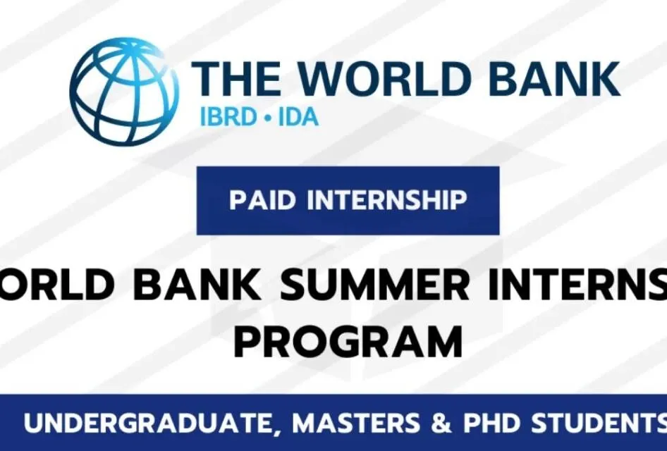 World Bank Treasury Summer Internship Program 2026