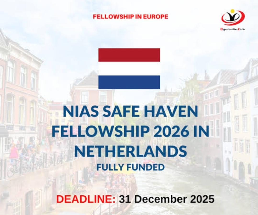 NIAS Safe Haven Fellowship 2026,International