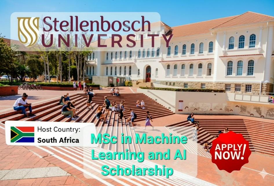 Stellenbosch University MSc in Machine Learning and AI Scholarship 2026